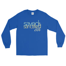 Load image into Gallery viewer, Saved and Sanctifiedish Long Sleeve Shirt