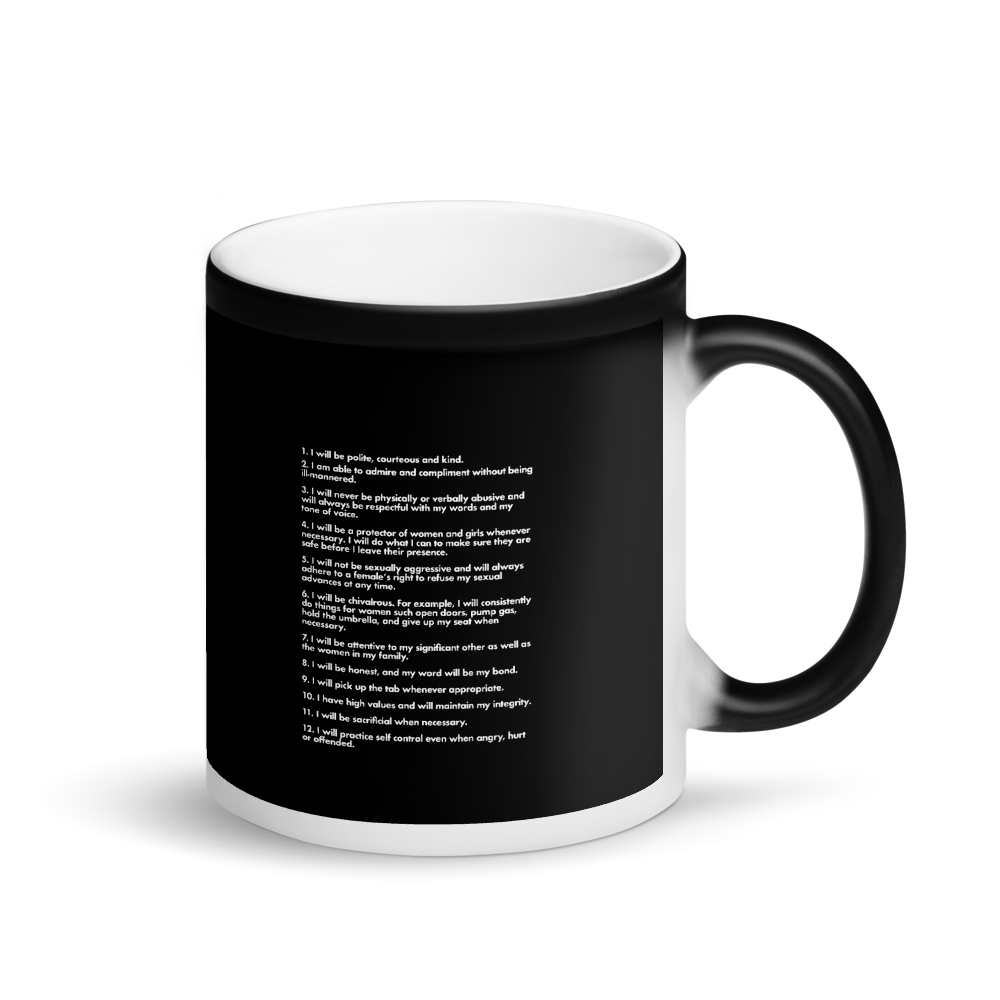 Gentlemen's Club Official Matte Black Magic Mug